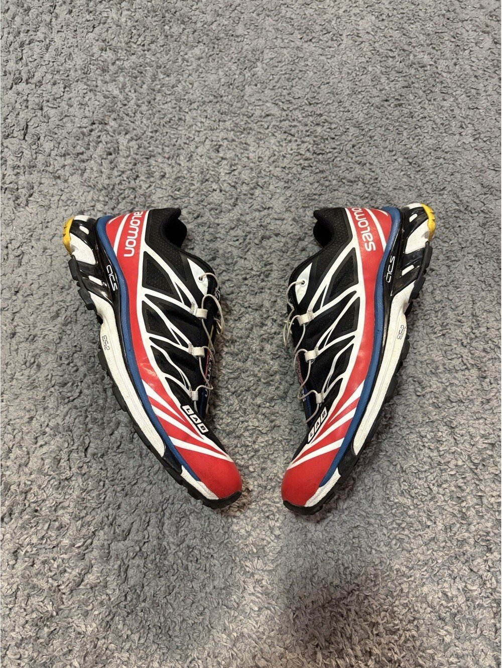 Salomon Lab XT-6 Racing Black Racing Red 413428 Size M11.5/W12.5